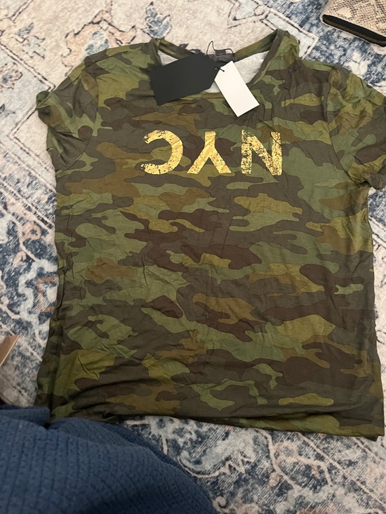Highline Collective Tops - NYC Camo Short Sleeve Tee in Olive Green, NWT